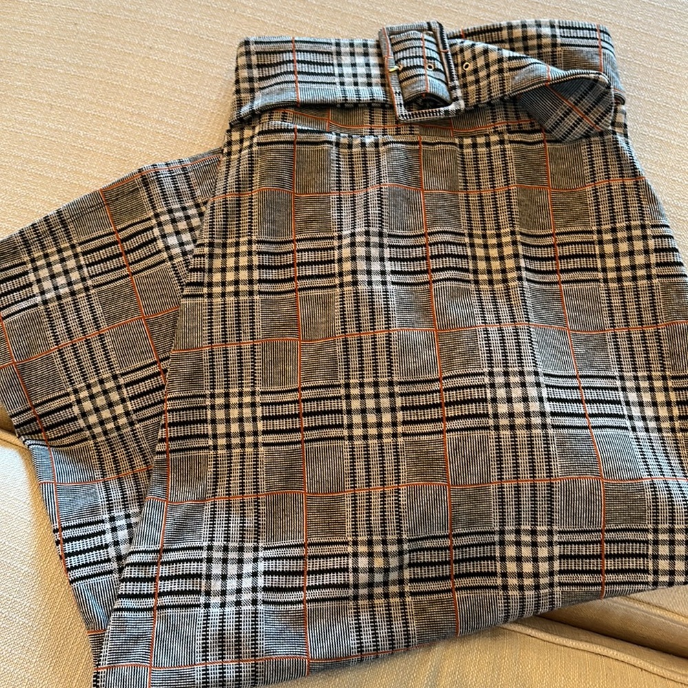 Zara Plaid long skirt - fits like an extra small.